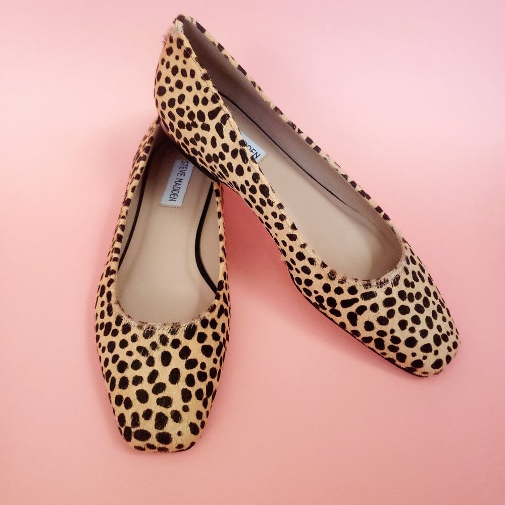 Steve Madden Leopard Flats